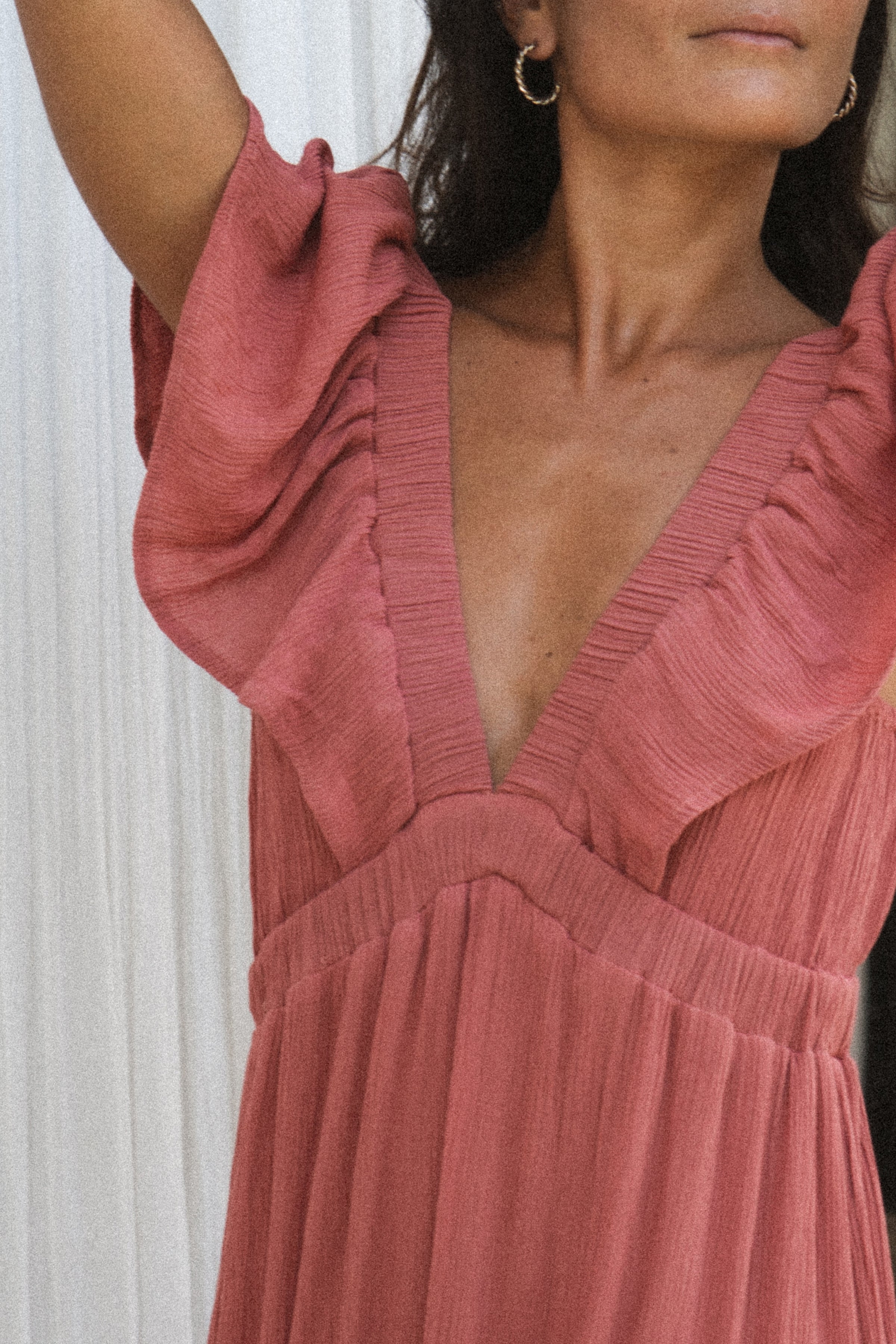 Rea Maxi Dress / Coral