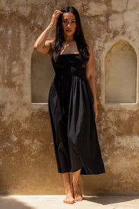 Lennox Midi Dress / Black