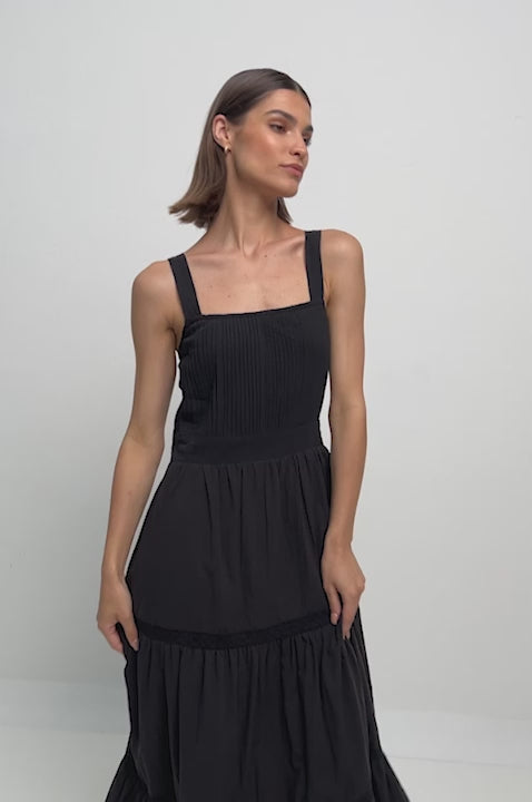 Josephine Maxi Dress / Black