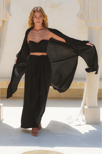 Meta Kimono / Black