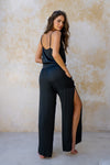 Jola Long Pants / Green Bottle