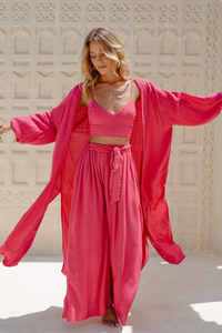 Meta Kimono / Hot Pink