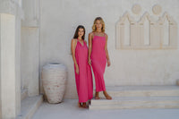 Lenny Maxi Dress / Hot pink