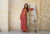 Shadi Maxi Skirt / Coral