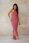 Eliza Midi Dress / Coral