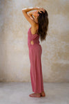 Eliza Midi Dress / Coral