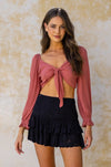 Sarah Mini Skirt / Black