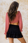 Sarah Mini Skirt / Black