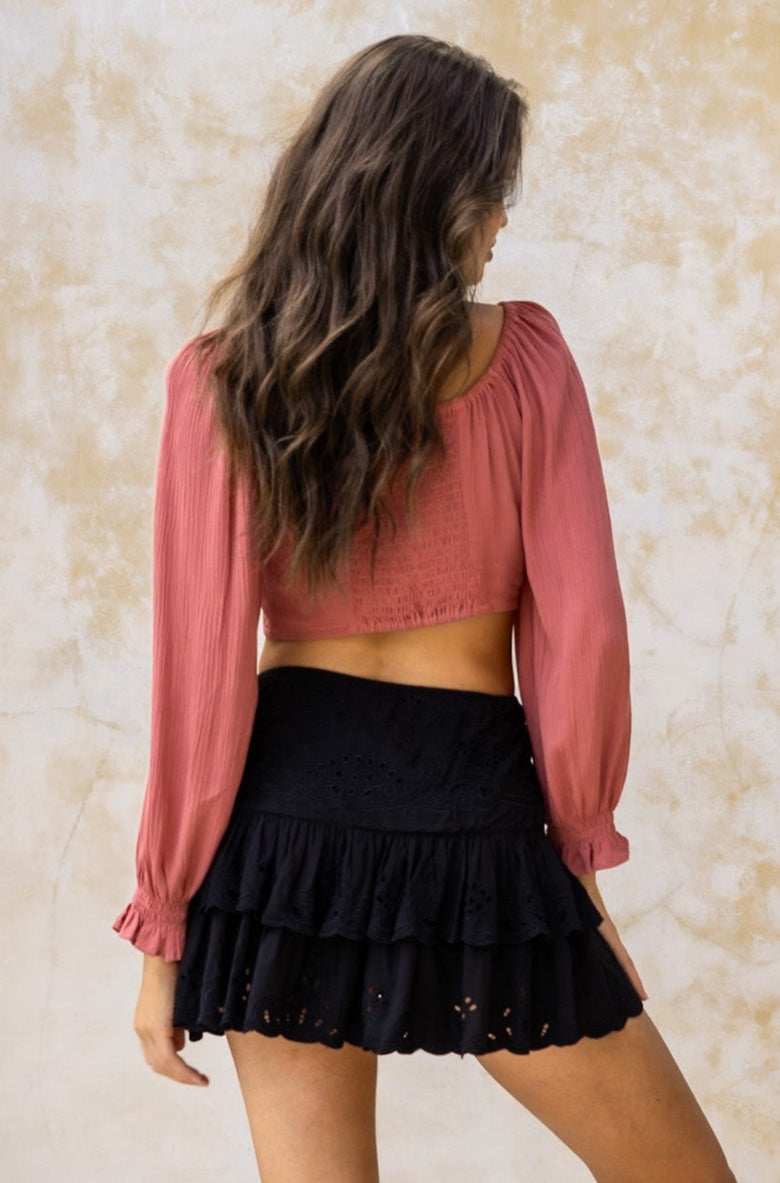 Sarah Mini Skirt / Black
