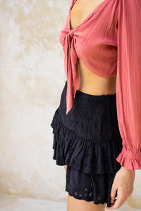 Sarah Mini Skirt / Black