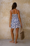 Mailee Mini Dress / Indigo Petal