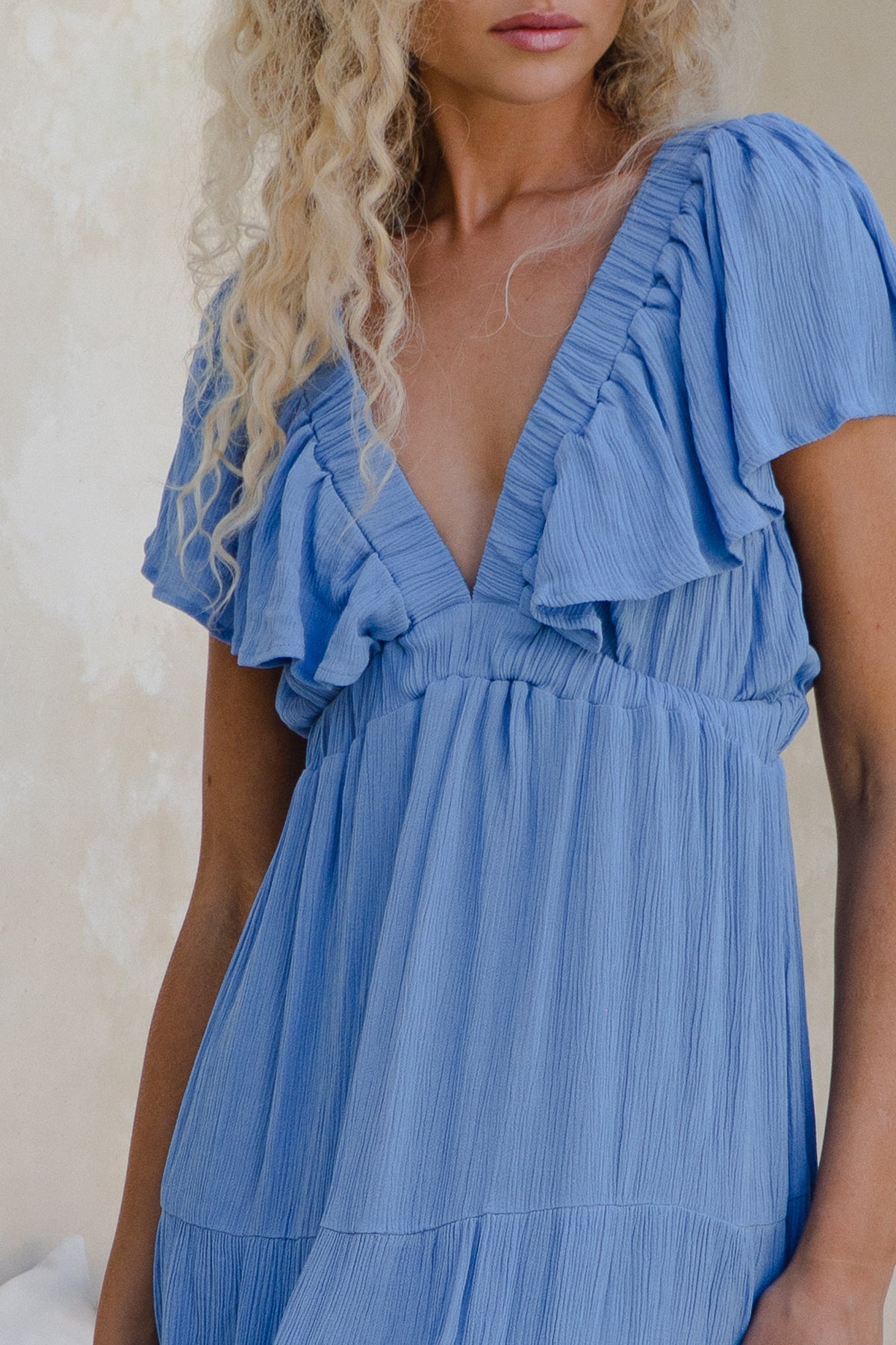 Rea Maxi Dress / Blue