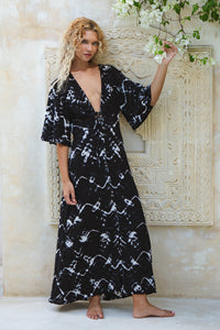 Alexis Maxi Dress / Black Batik