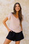 Zora T-shirt / Rose