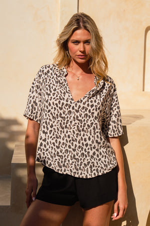 Eliza Top - Leopard