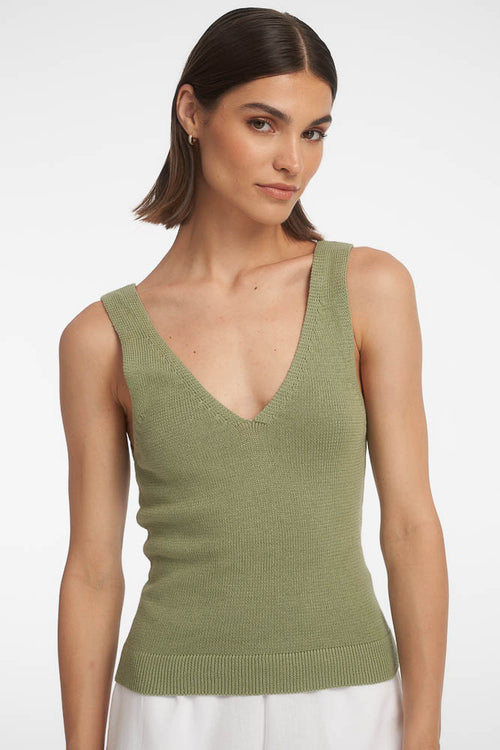 Isabel Knit Top / Moss