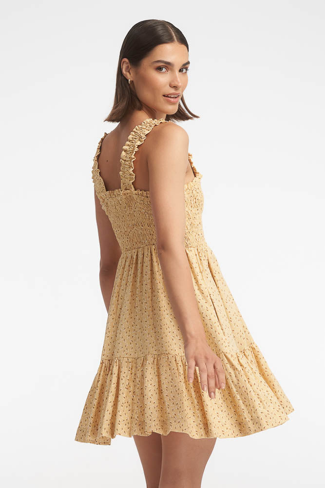 Kalea  Mini Dress / Safron Blossom