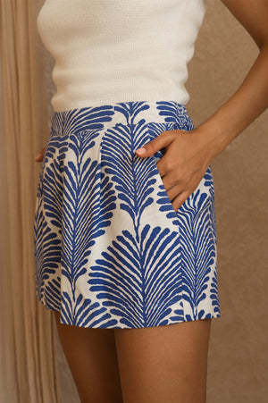Kinsley Shorts - Ocean Bloom