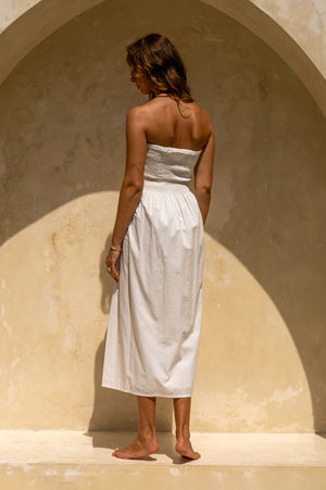 Lennox Midi Dress - Shell