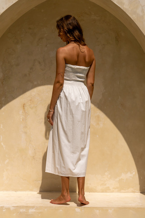 Lennox Midi Dress - Shell