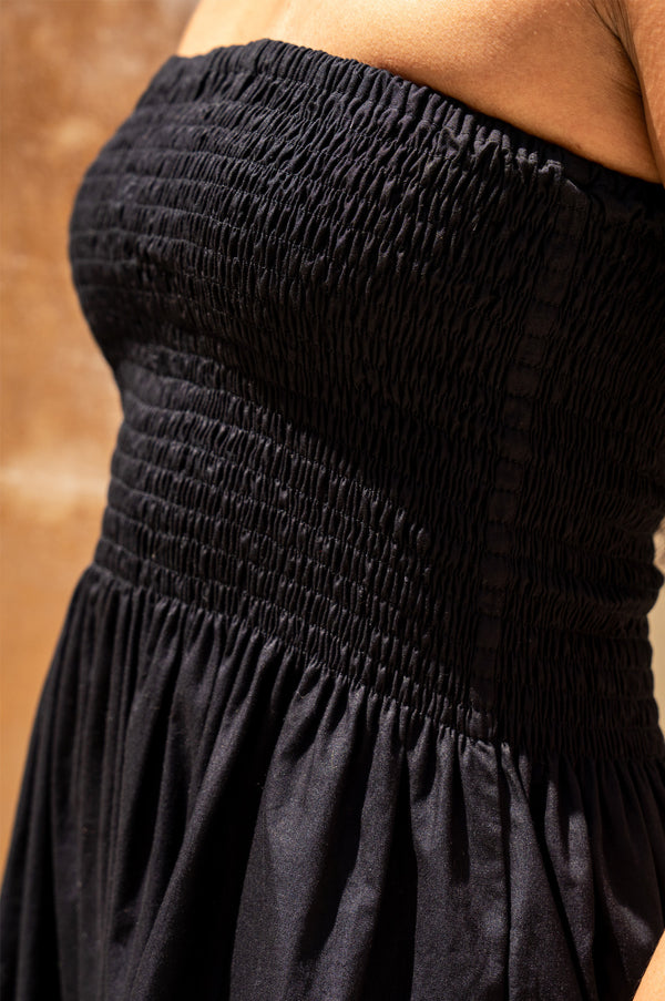 Lennox Midi Dress - Black