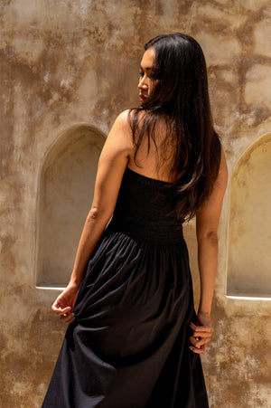 Lennox Midi Dress - Black