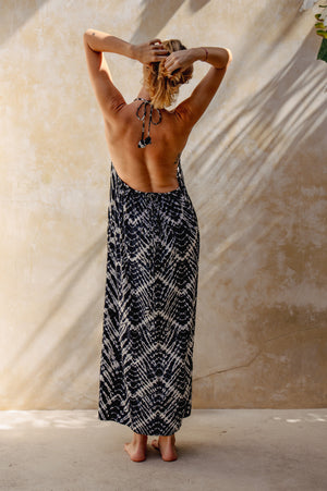 Lenny Dress - Black Batik