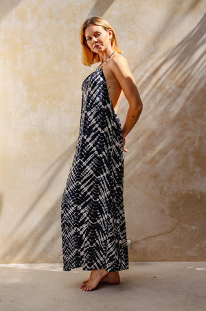 Lenny Dress - Black Batik