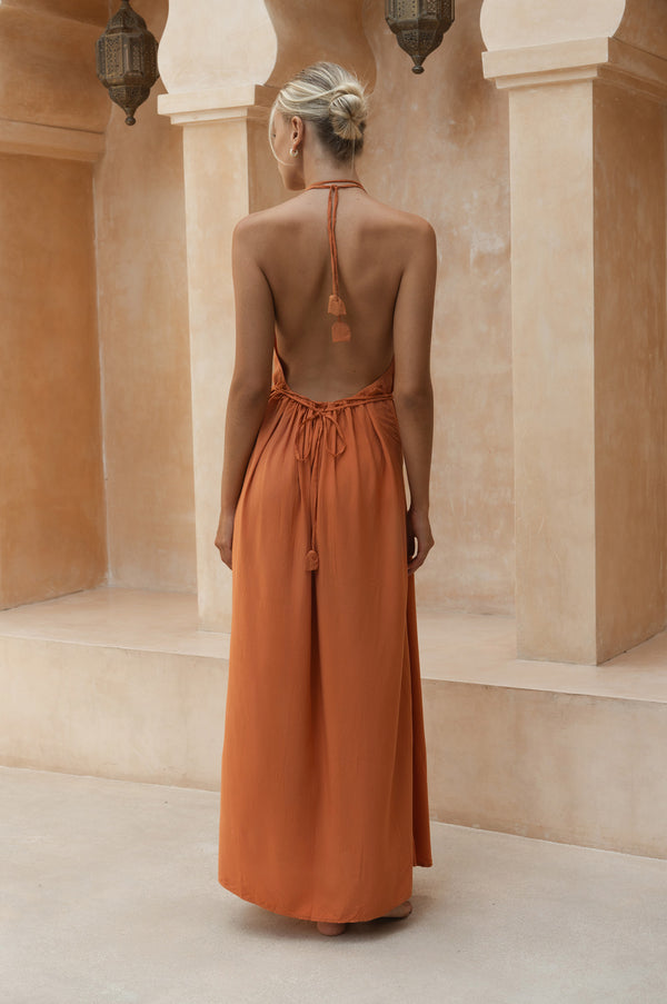 Lenny Maxi Dress - Orange