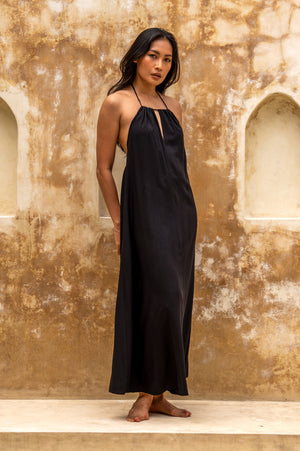 Lenny Maxi Dress - Black
