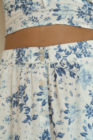 Naia Skirt - Indigo Petal