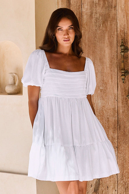 Bianca Mini Dress / White