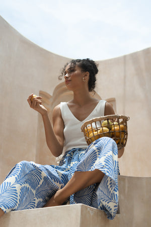 Tavi Pants - Ocean Bloom
