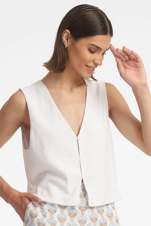 Billy Vest - White