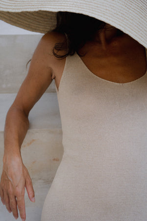 Candal Knit Dress - Vanilla