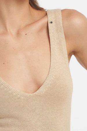 Isabel Knit Top - Vanilla