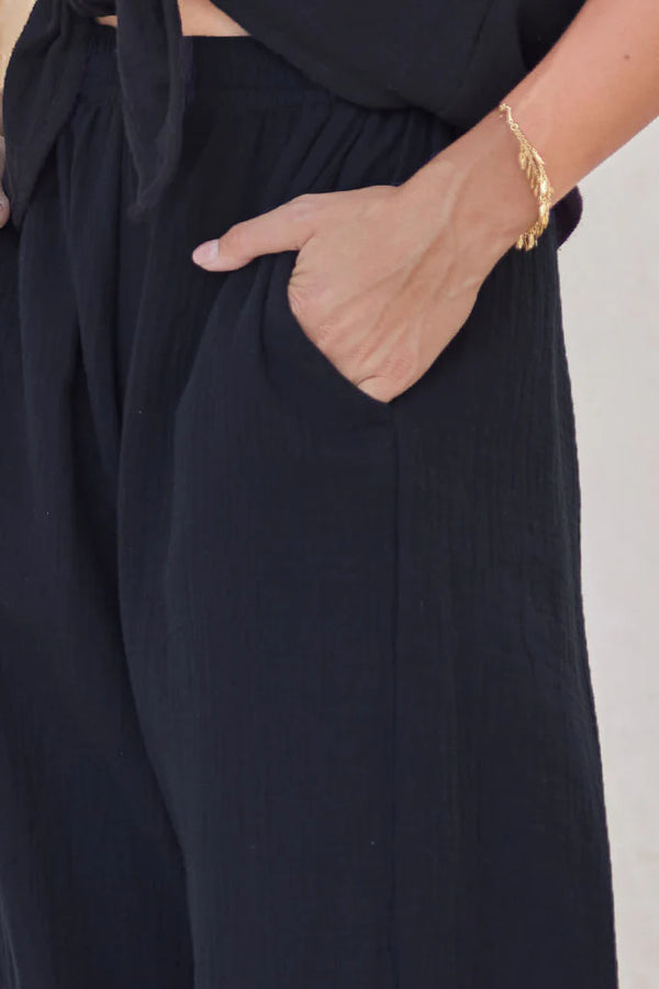 Jace Long Pants - Black