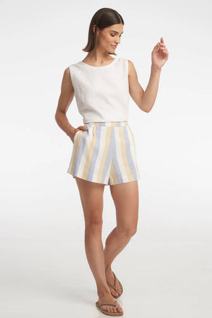 Kinsley Shorts - Sky Streaks