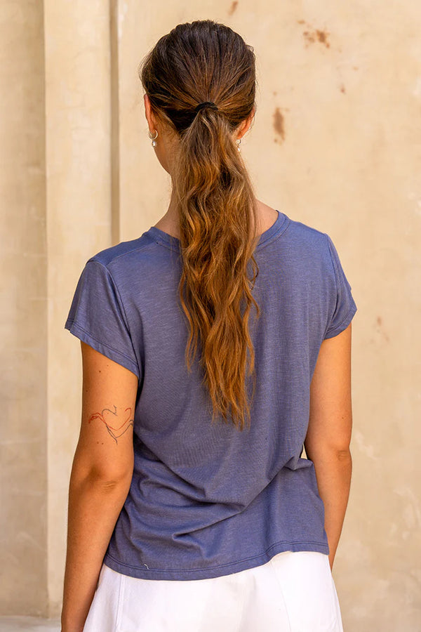 Livy T-Shirt - Indigo
