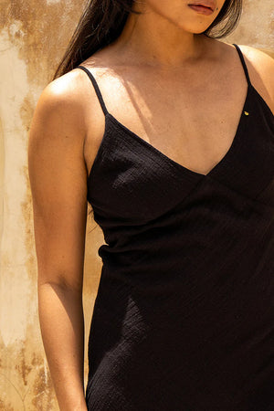 Marseille Midi Dress - Black