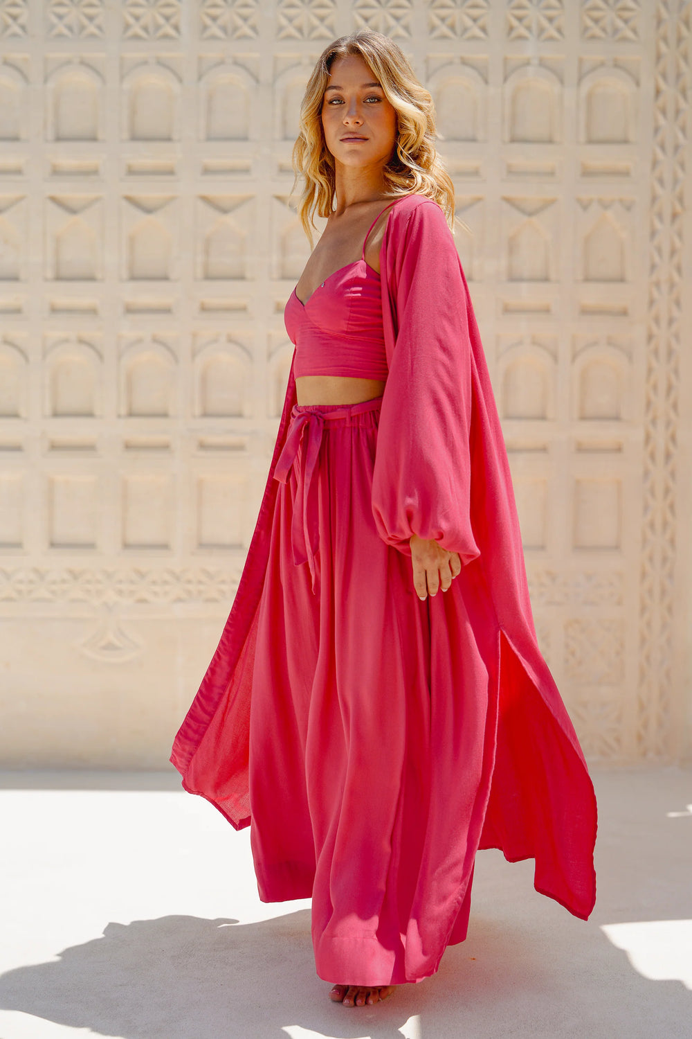 Meta Kimono - Hot Pink