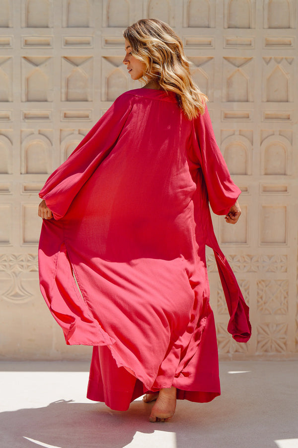 Meta Kimono - Hot Pink
