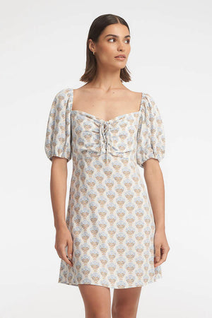 Sharon Mini Dress - Serene Sky