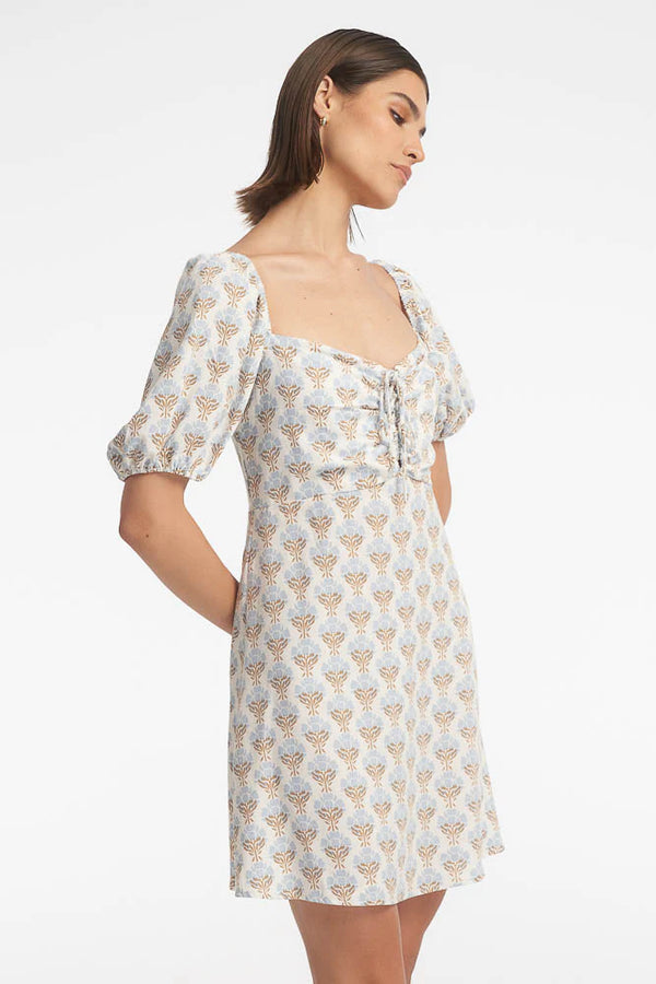Sharon Mini Dress - Serene Sky