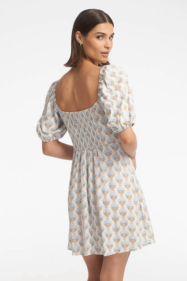 Sharon Mini Dress - Serene Sky