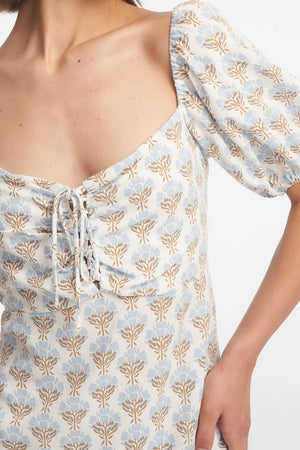 Sharon Mini Dress - Serene Sky