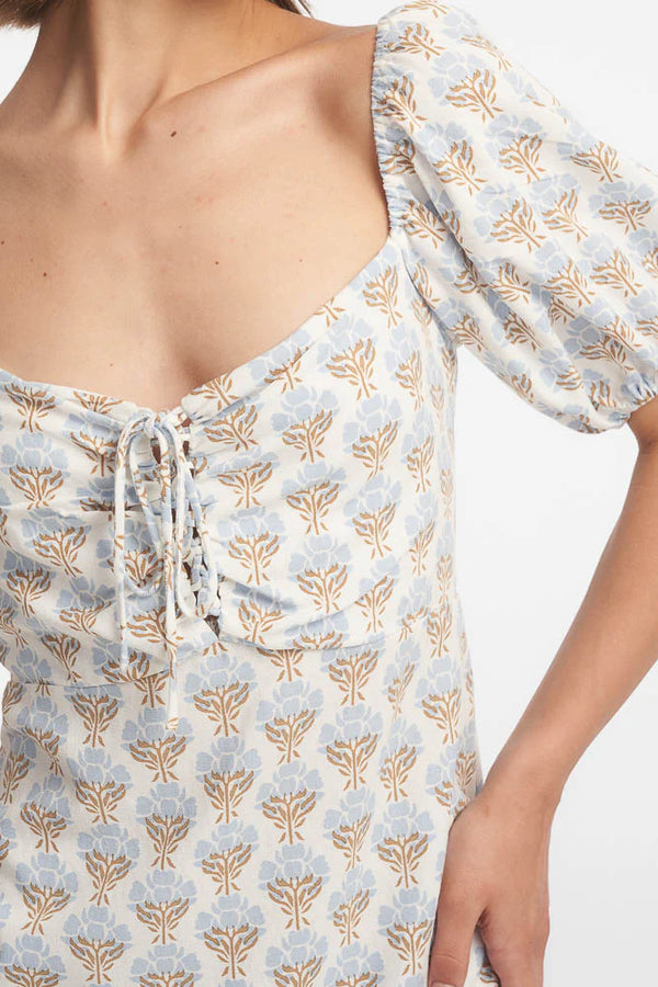 Sharon Mini Dress - Serene Sky