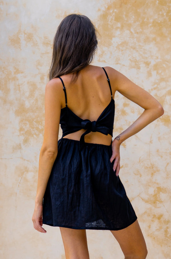 Theresa Mini Dress - Black