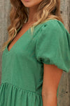 Bianca Mini Dress / Green
