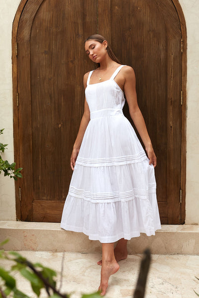 Cheryl Maxi Dress / White